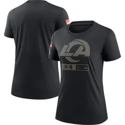 Nike Los Angeles Rams Women's Black 2020 Salute To Service Performance T-Shirt