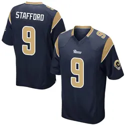 Nike Matthew Stafford Los Angeles Rams Youth Game Navy Team Color Jersey